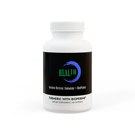 Health Circle Golden Defense Turmeric + BioPerine - 60 Caps