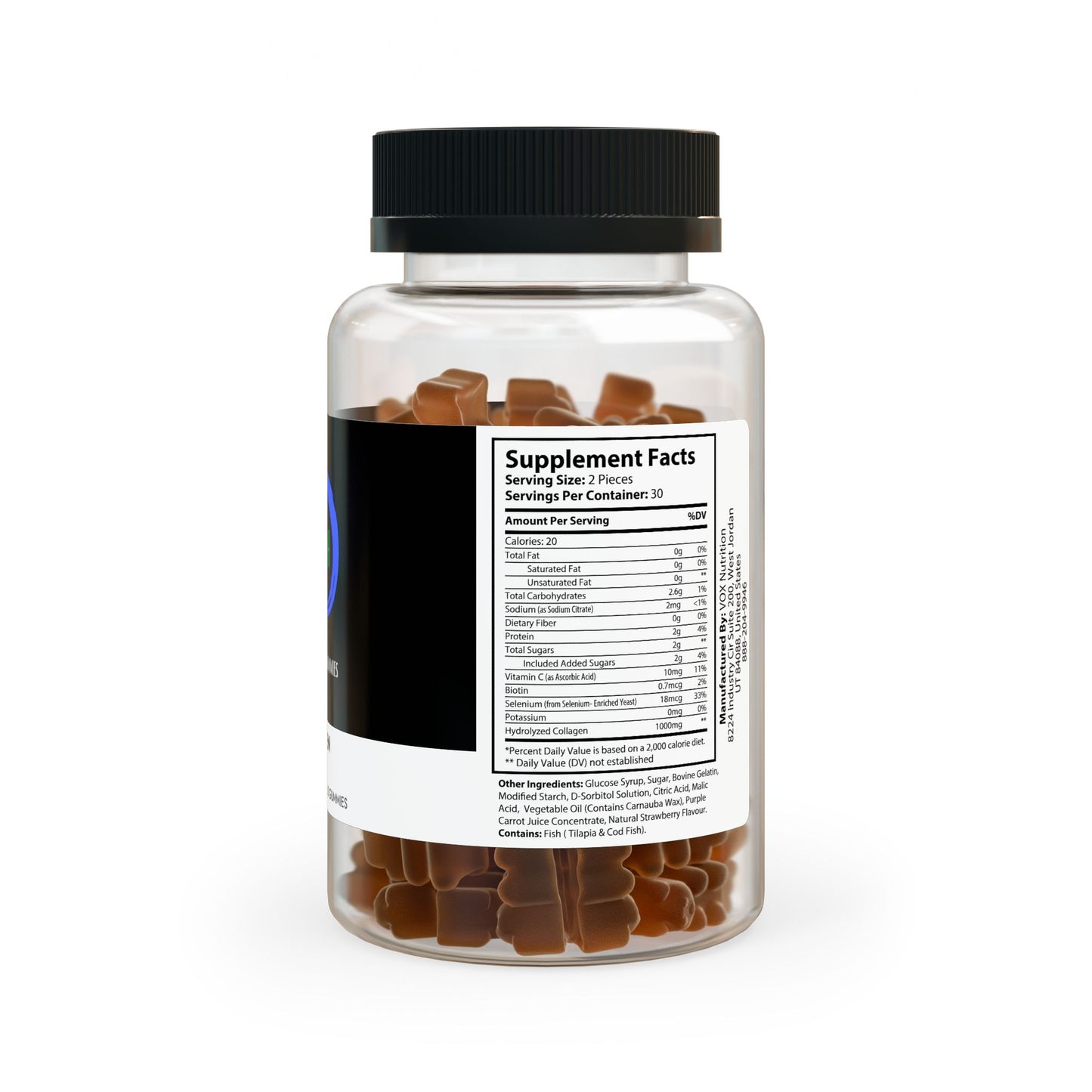 Health Circle Glow Collagen Gummies - 60 Gummies