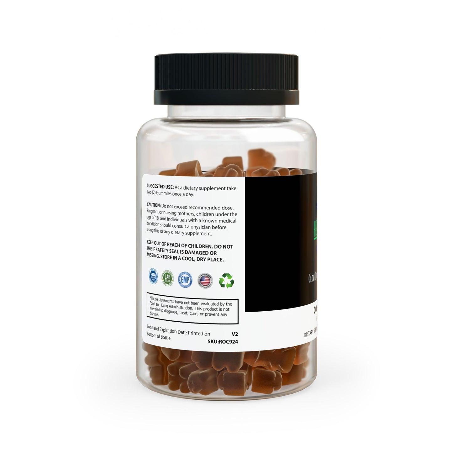 Health Circle Glow Collagen Gummies - 60 Gummies