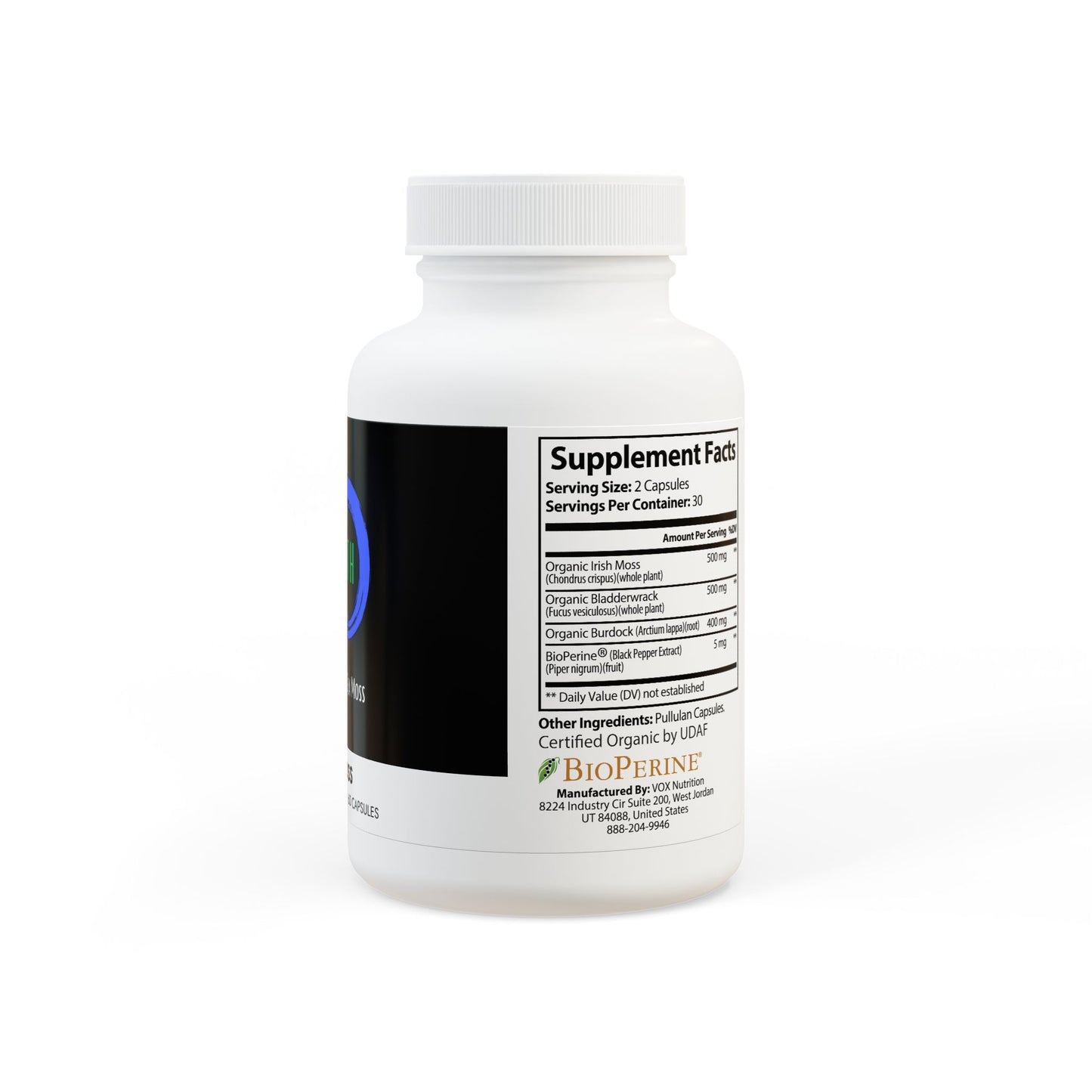 Health Circle Ocean Energy Sea Moss - 60 Caps