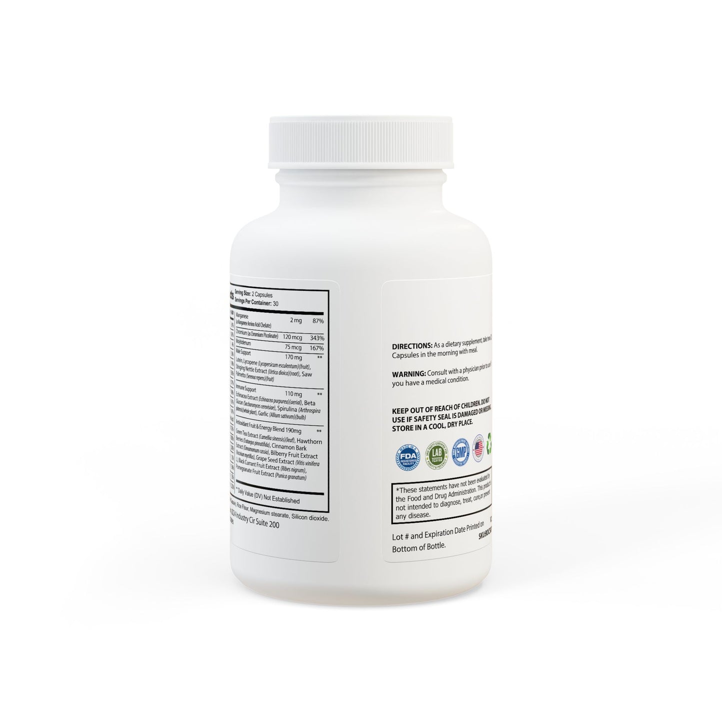 Health Circle Daily Strength Multivitamin for Men - 60 Caps